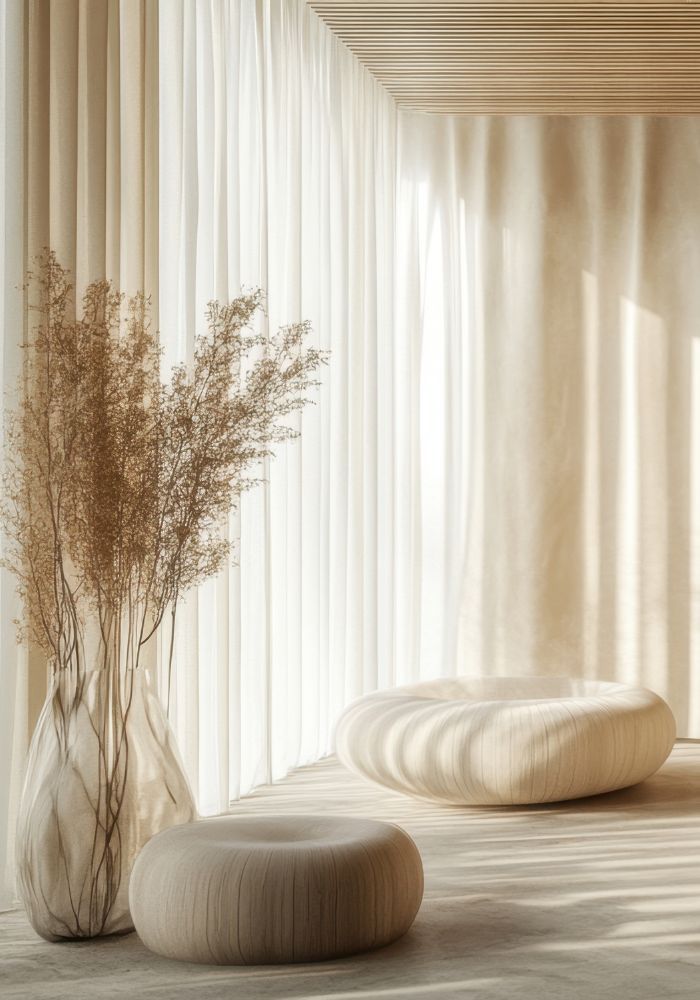 Intérieur élégant et parfaitement entretenu aux tons beige